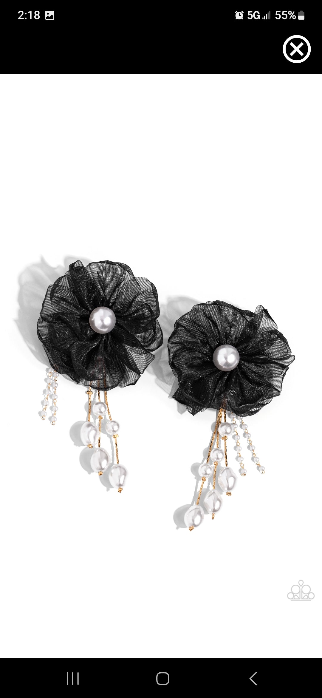 Dripping gold post earrings