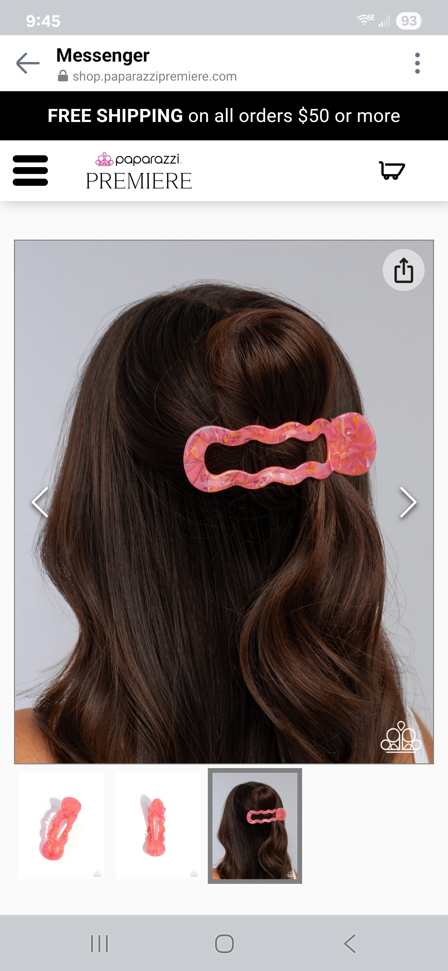 Jovial jellyfish claw clip