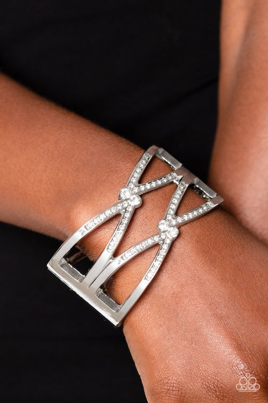 Silver (hinge) bracelet