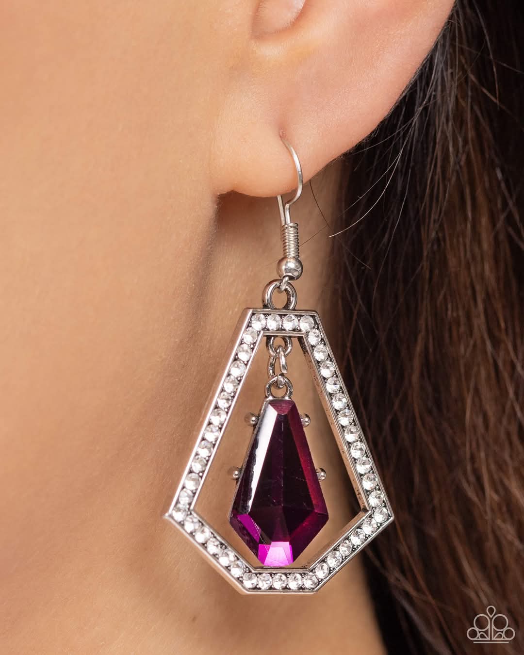 Poshly purple earrings