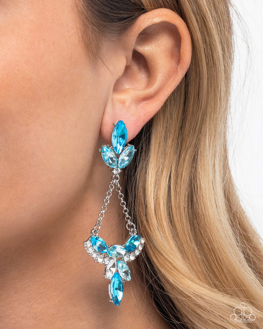 Carefree Chandler blue earrings