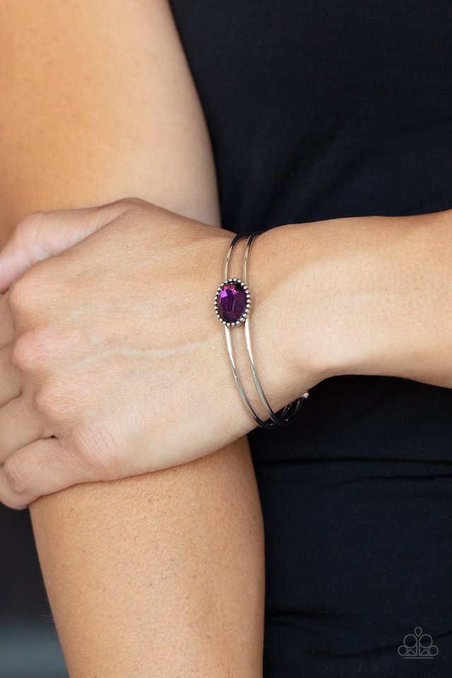 Magnificently purple bracelet
