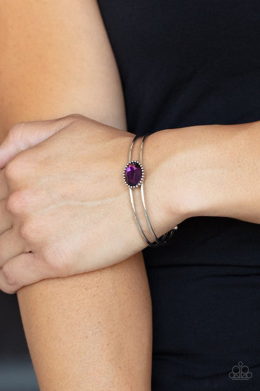 Magnificently purple bracelet