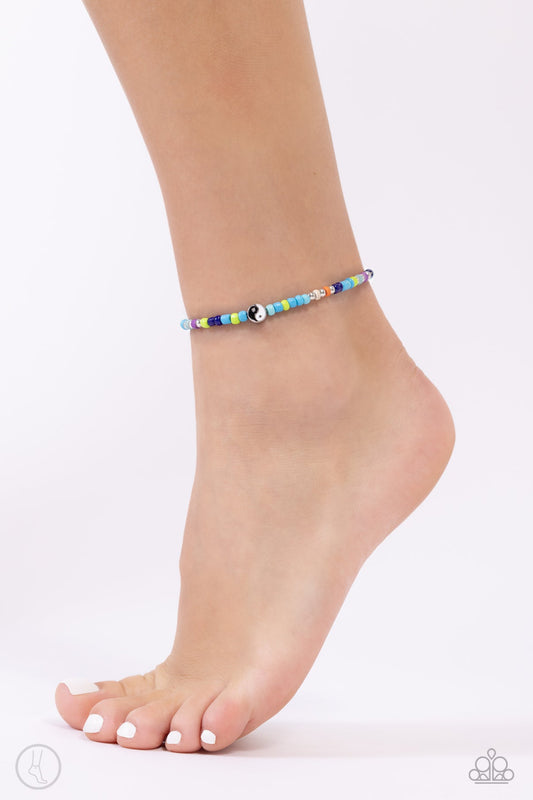 Blue anklet