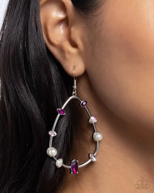 Dazzling Pink earrings