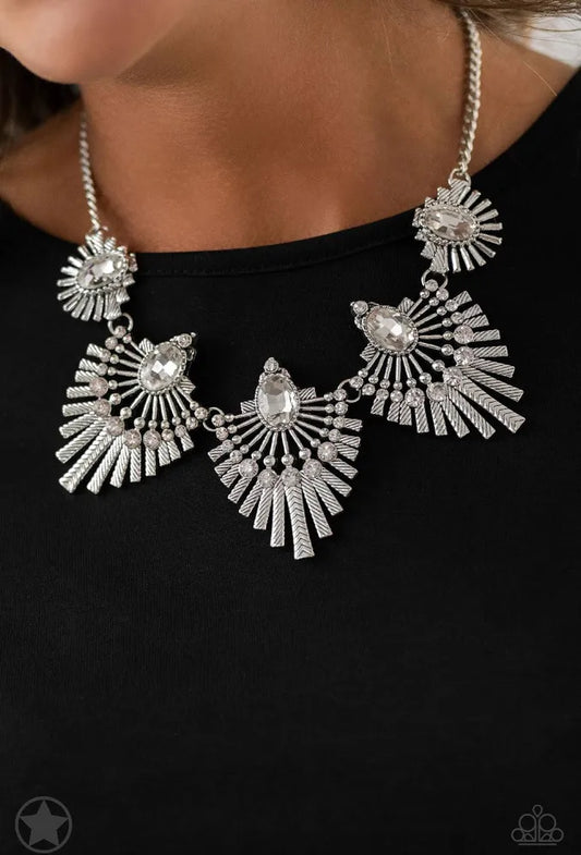 Miss you silver necklace